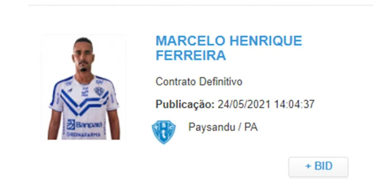 Novos contratados podem jogar por Paysandu e Clube do Remo