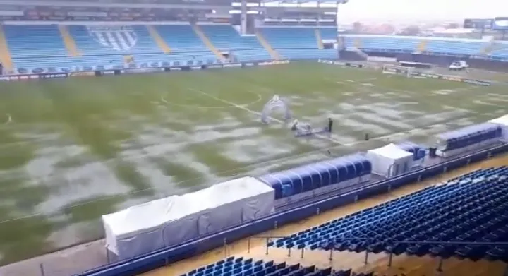 Chuva adia Clube do Remo X Avaí; CBF define nova data