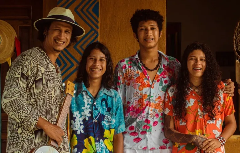 O videoclipe foi gravado em casa, em clima familiar