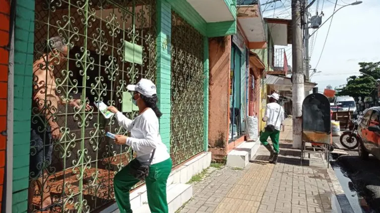 População foi mobilizada pelos agentes
