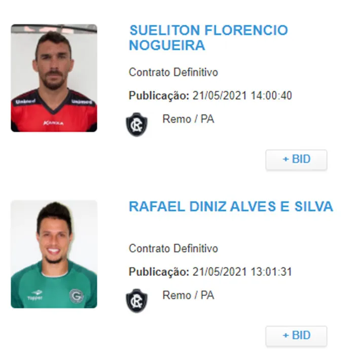 Novos reforços já podem disputar Série B pelo Clube do Remo