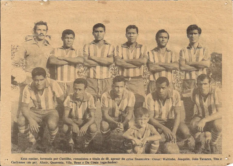 Equipe do Paysandu campeã de 1969