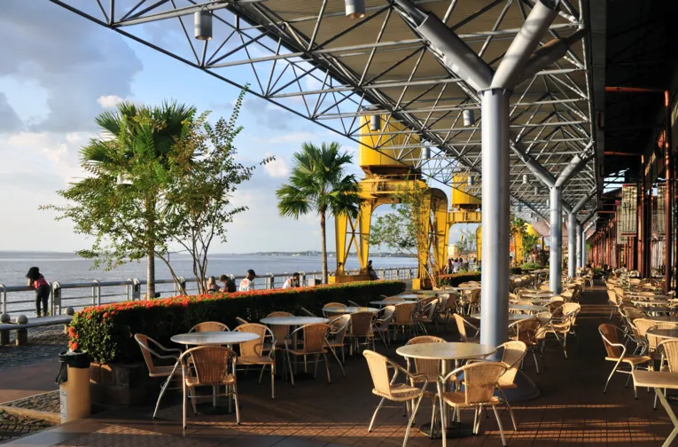 Um panorama do local que é um dos mais visitados da capital paraense