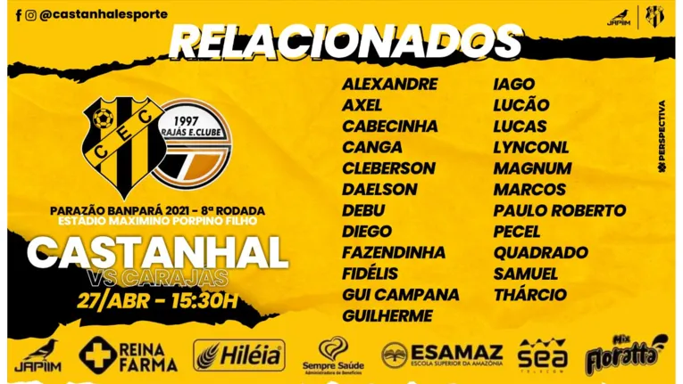 Castanhal precisa vencer para resgatar confiança do torcedor