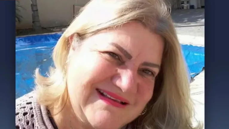 A vítima do crime, a professora Maria do Carmo
