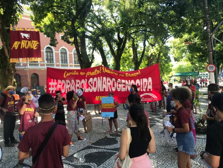 Belém reúne manifestantes em ato contra Bolsonaro; veja!
