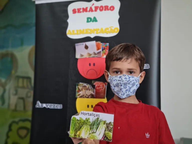 Hospital Oncológico ensina alimentação saudável a crianças