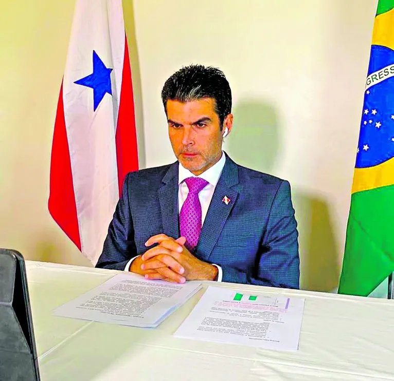 O governador Helder Barbalho participou do Encontro Especial de Governadores com o representante dos Estados Unidos