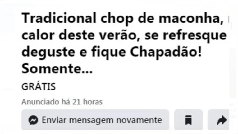 Assista a reportagem sobre o homem que fez chopp de maconha