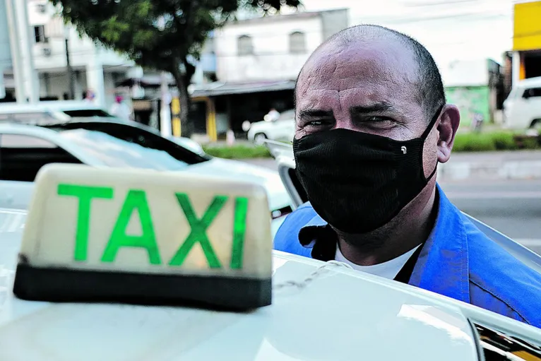 André Dias é taxista