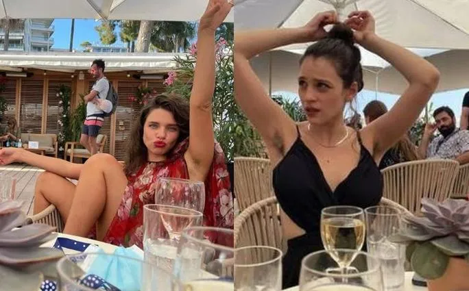 Com axilas peludas, atrizes atacam Bolsonaro em Cannes