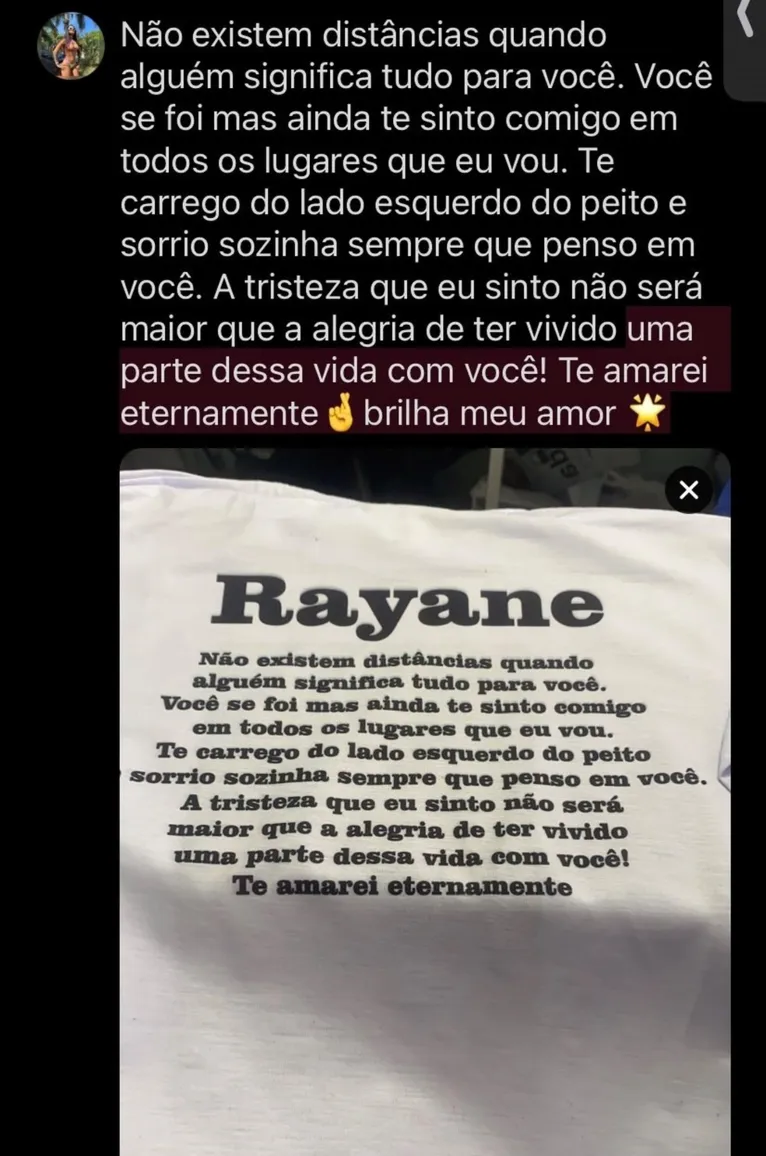 Ex-namorada da "Hello Kitty do tráfico" se despede da amada