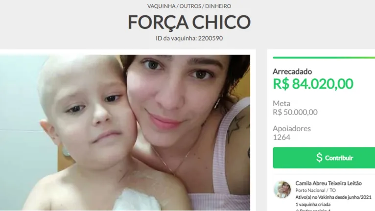 Vaquinha arrecadou mais do estipulado