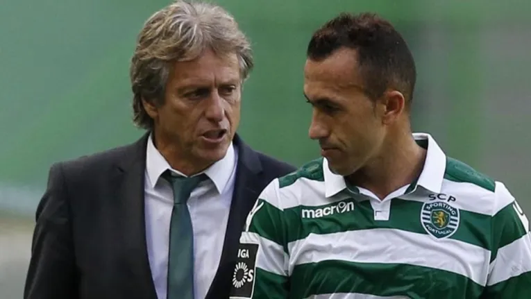 Jorge Jesus foi técnico de Jefferson no Sporting por duas temporadas em Portugal.