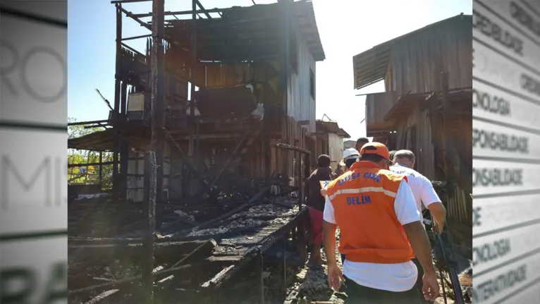 Incêndio destrói 8 casas no Telégrafo, segundo Bombeiros