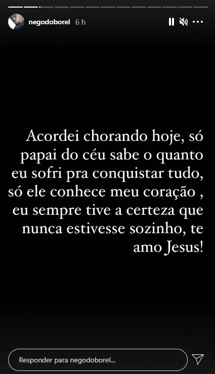 Divulgado laudo do caso Nego do Borel: “acordei chorando”