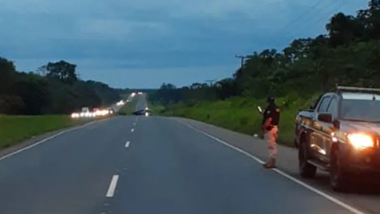 Trânsito ficou parado na pista sentido Castanhal