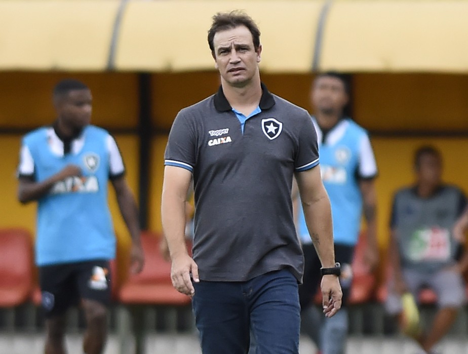 Felipe Conceição como treinador do Botafogo