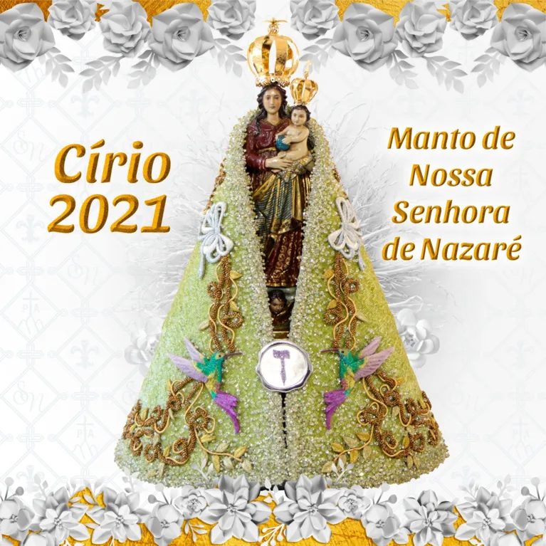 Conheça o manto da Virgem de Nazaré para o Círio 2021