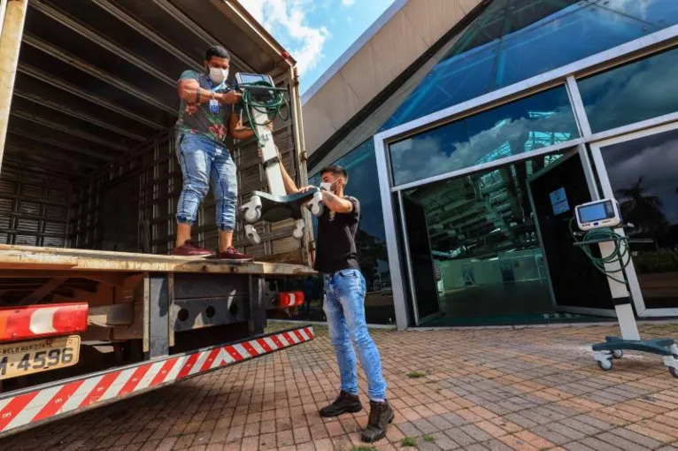 Hospital de Campanha do Hangar começa a ser desativado