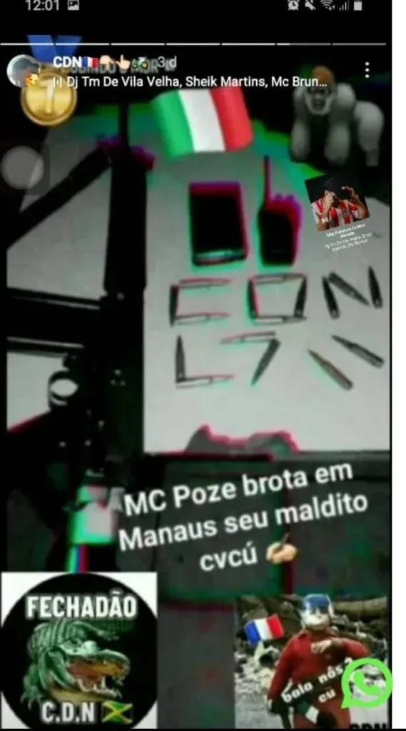 Show de MC Poze é cancelado após ameaça de morte por facção