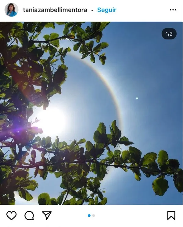 Cidades brasileiras registram "Halo Solar" no céu. Veja!