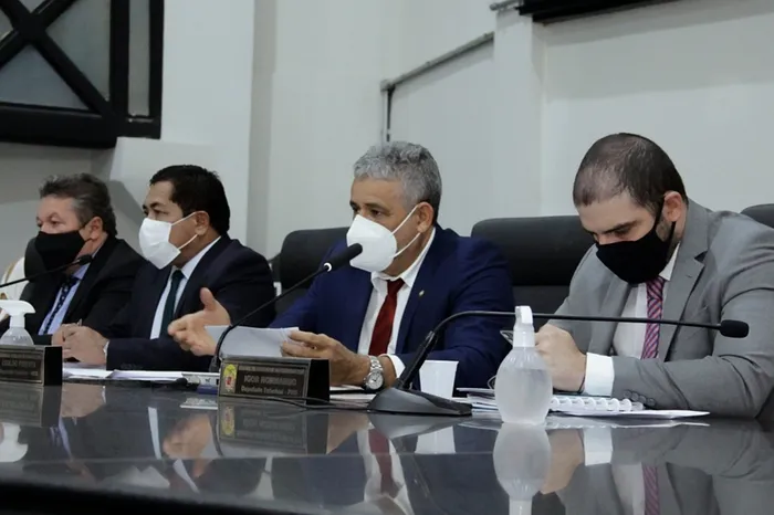 Deputados na CPI da Vale.