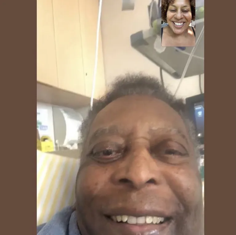 Filha diz que Pelé se recupera muito bem de cirurgia.