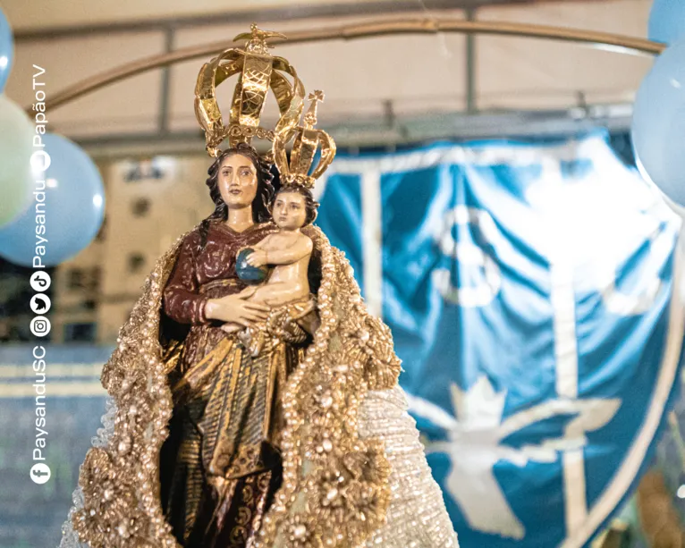 Nossa Senhora de Nazaré visitou a Curuzu na última semana.