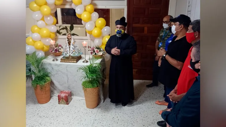 Grupo RBA Marabá recebeu na tarde desta sexta-feira (15) a imagem peregrina de Nossa Senhora de Nazaré