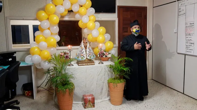Padre Peterson Maria, da coordenação do círio de Marabá