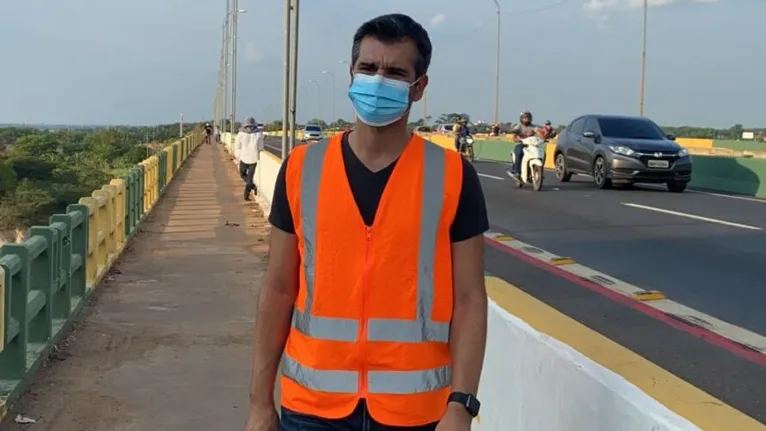 Engenheiro Elói Figueiredo é um dos responsáveis pelo monitoramento da ponte 