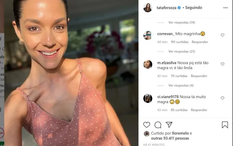 Thaís Fersoza assusta fãs com corpo bem mais magro
