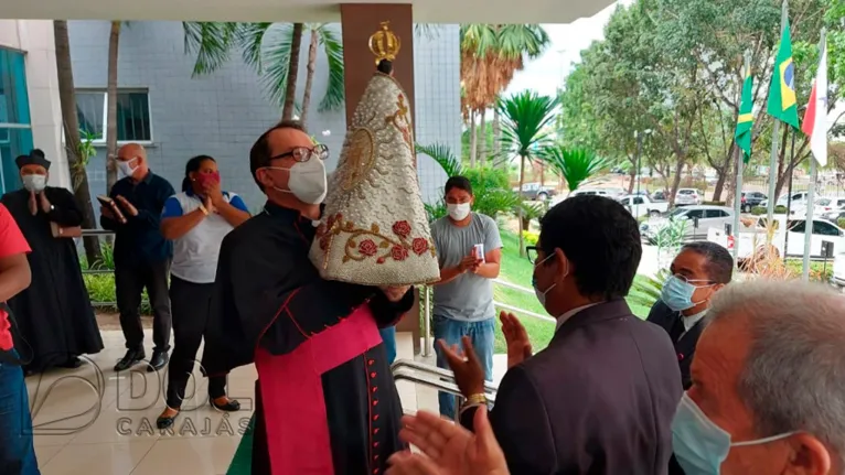Vídeo: Imagem peregrina visita Câmara Municipal de Marabá