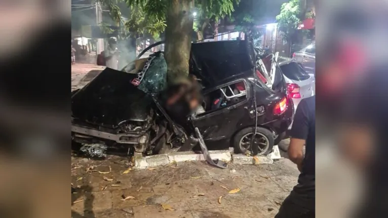 Duas pessoas morreram no acidente na avenida Nazaré.