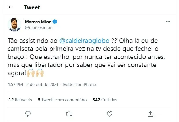 Mion fala de proibição na Record devido a tatuagem de santa