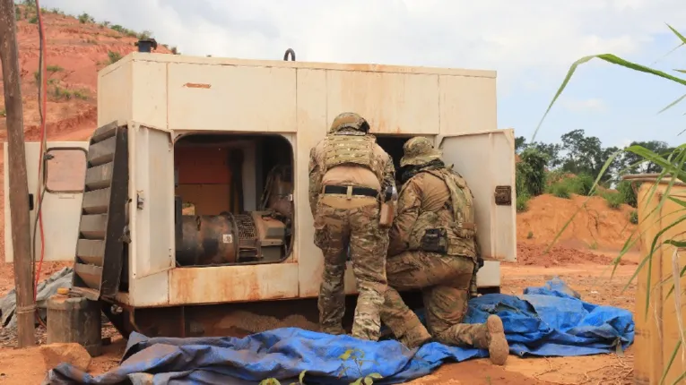 Operação da PF combate extração ilegal de ouro e manganês  