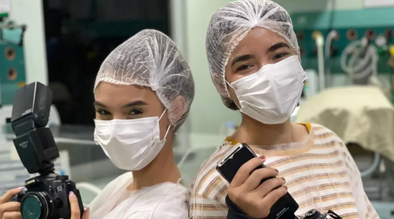 O ensaio fotográfico foi realizado pelas fotógrafas voluntárias Evila Carolina e Thais Ramos. 