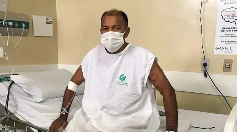 O primeiro paciente a receber a doação foi Wilson Vieira dos Santos, 46 anos, residente no município de São Domingos do Araguaia