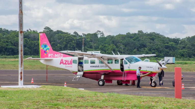 Aeroporto estava inativo. Reinauguração faz parte de várias ações realizadas pela atual gestão.