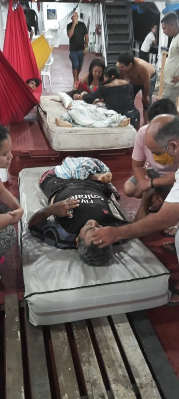 Morte: acidente entre balsas deixa um morto e vários feridos