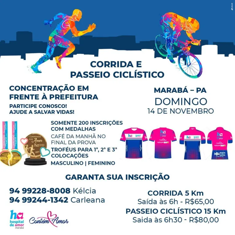 Grupo fará Passeio Ciclístico em prol do Hospital do Amor