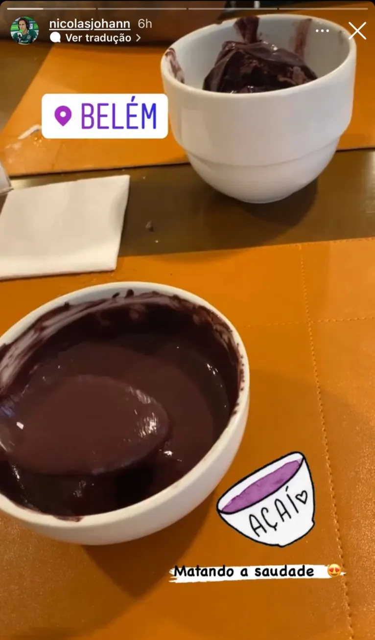 Nicolas mata saudades do açaí e é dúvida contra o Remo