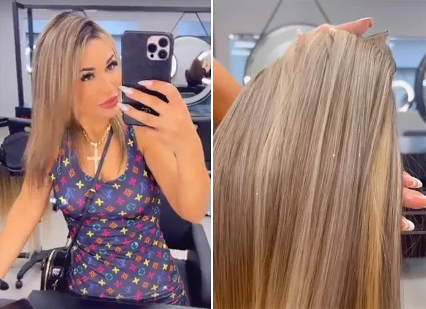 Deolane aparece sem mega hair e web não perdoa: 'róído'