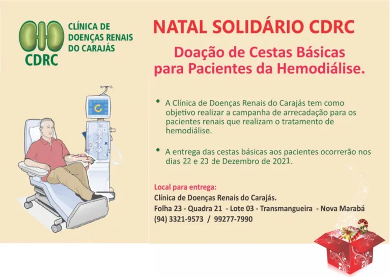 Clínica faz arrecadação de cestas para doar a pacientes 