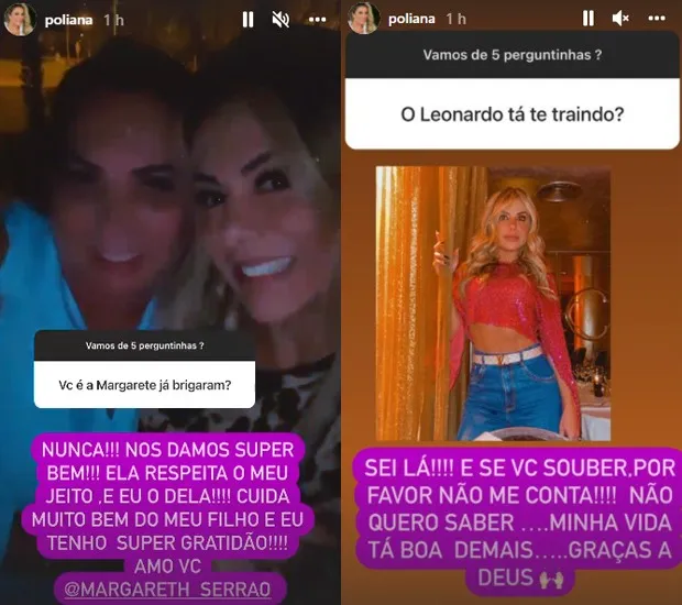 Esposa fala sobre traição de Leonardo: "não quero saber"