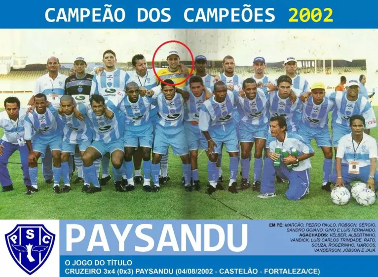 Ex goleiro Campeão dos Campeões é homenageado pelo Paysandu