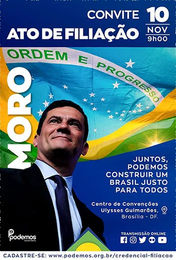 Convite oficial confirma filiação de ex-ministro do governo de Bolsonaro e seu possível lançamento às eleições de 2022 como presidente