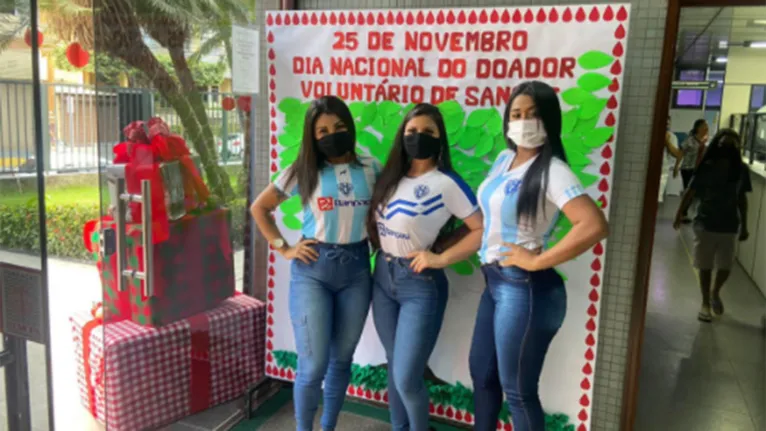 Torcida do Paysandu participa de ação solidária no Hemopa