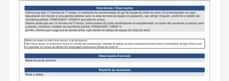Infrações durante 'festa' no Baenão vão parar em Súmula